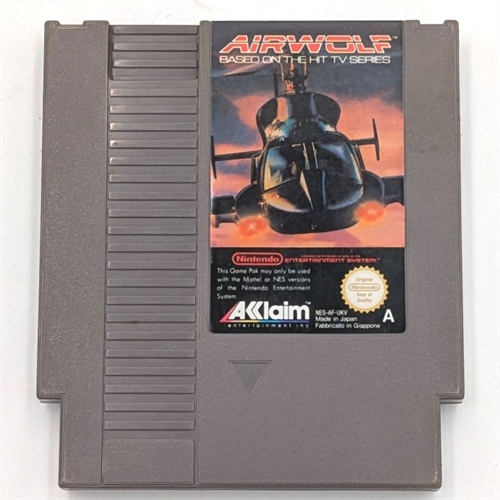 Airwolf - UKV - NES Spil (B Grade) (Genbrug)
